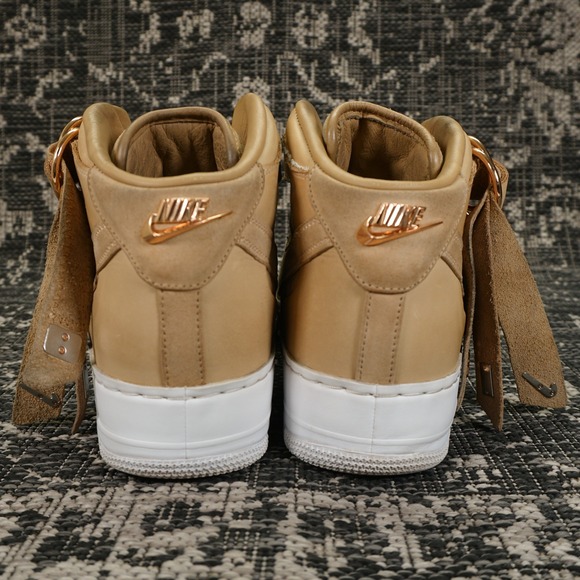 Size 12 - Nike Victor Cruz x Air Force 1 Mid Vachetta Tan NO BOX - Picture 4 of 10